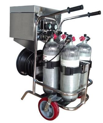 kaufen Lange Röhre Trolley Montierte Atemapparate SCBA 6.8L mit beweglichen Rollwagen online manufacture