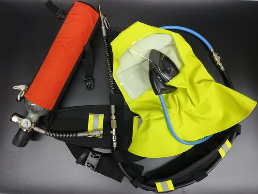 kaufen Feuerwehrgeräte Notfallatmungsanlage Leichtgewicht EEBD mit Tasche und Kapuze online manufacture